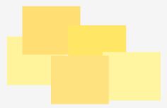 Jarné farebné typy - žltá farba je obsiahnutá vo všetkých odtieňoch